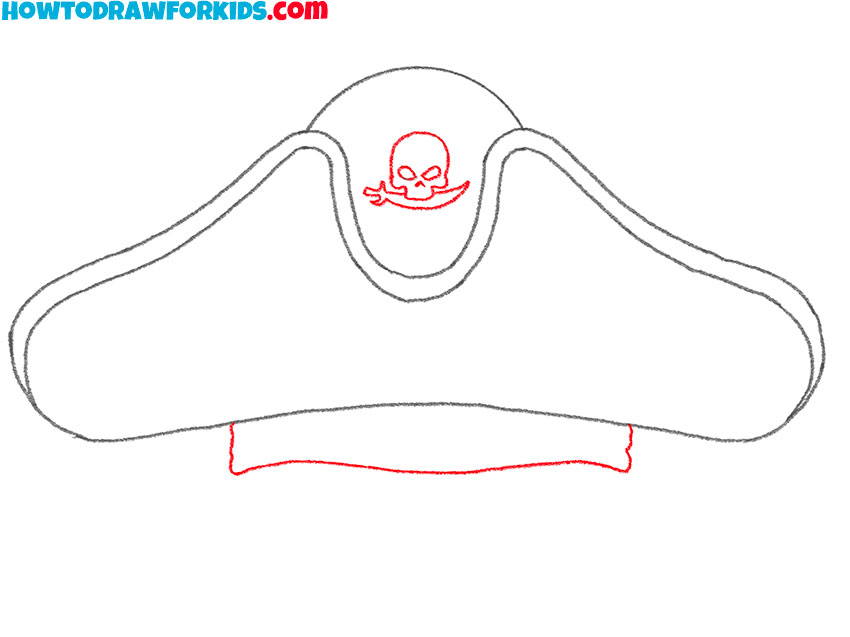 pirate hat drawing lesson for kids