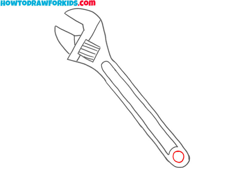 How to Draw a Wrench Easy Drawing Tutorial For Kids