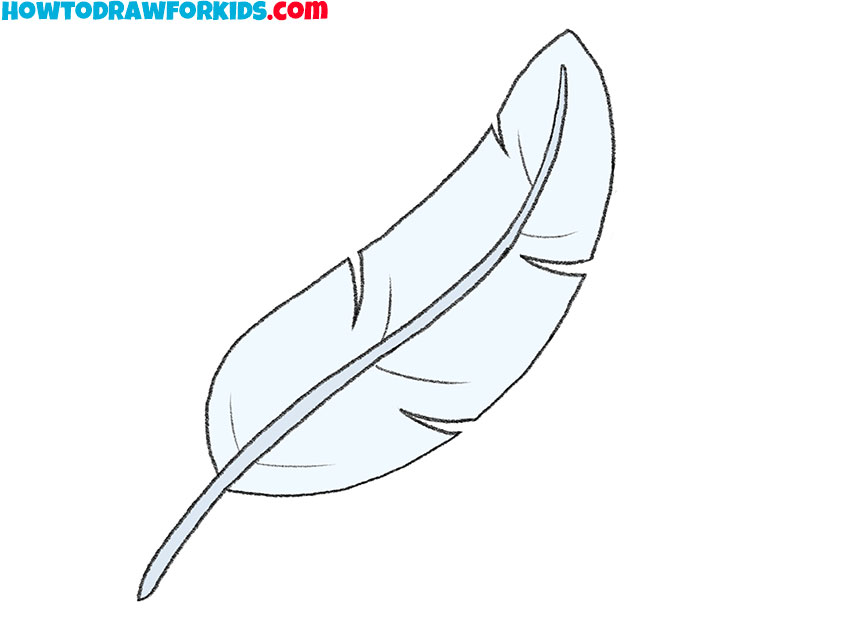 bird feather drawing guide