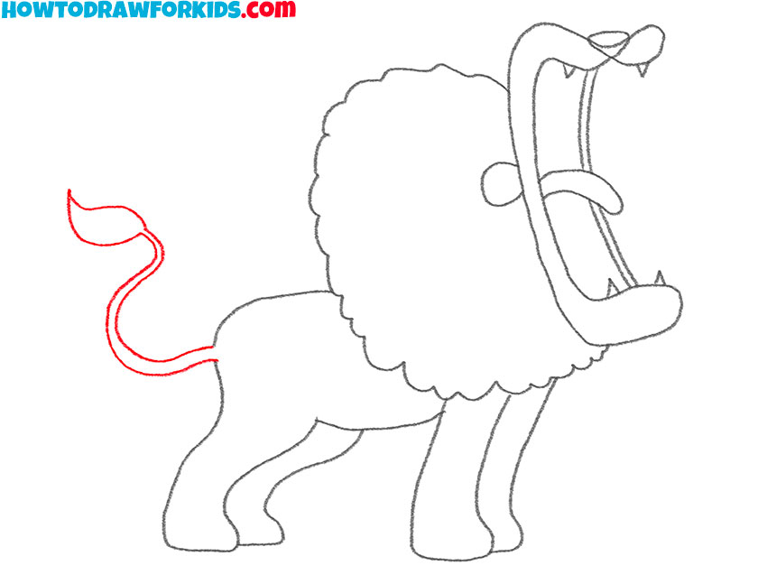 roaring lion drawing guide