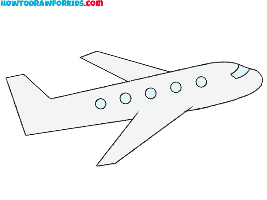 Discover 86+ airplane sketch easy best - in.eteachers