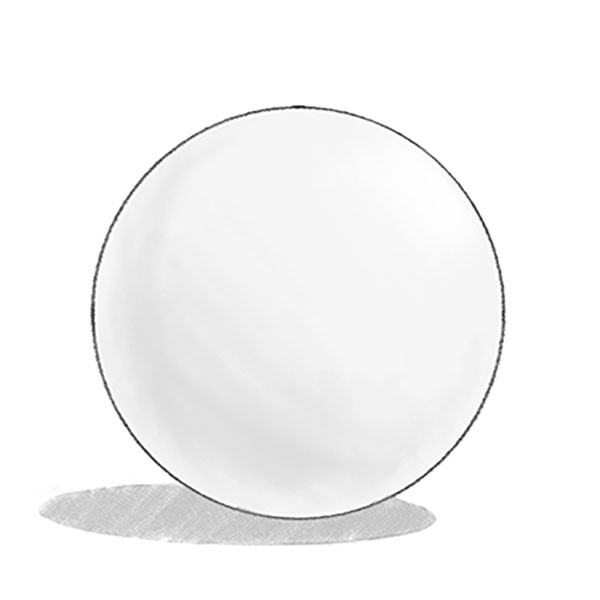 how to draw a 3d sphere