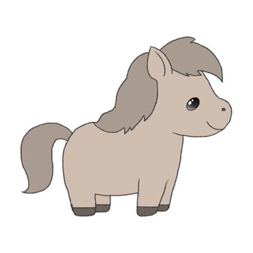 How to Draw a Baby Horse