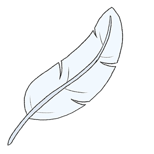 How to Draw a Bird Feather