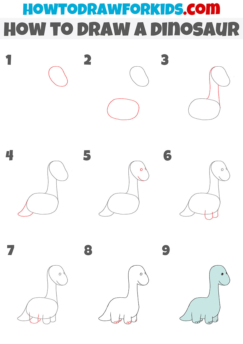 how to draw a realistic dinosaur