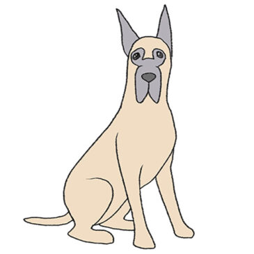 How to Draw a Great Dane