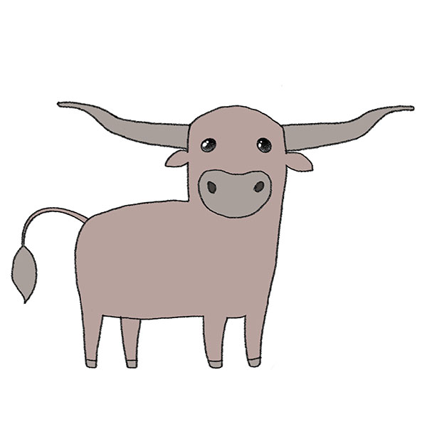 How to Draw a Longhorn