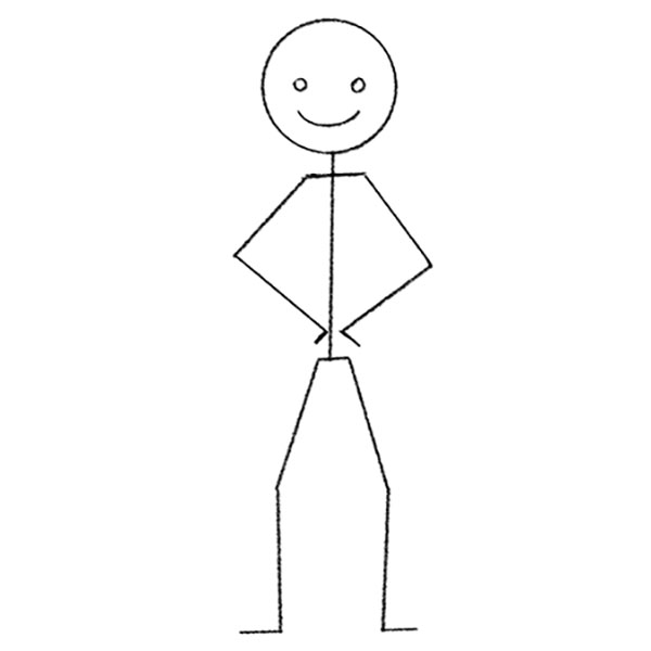 How to Draw a Stickman Easy Drawing Tutorial For Kids