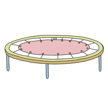 How to Draw a Trampoline