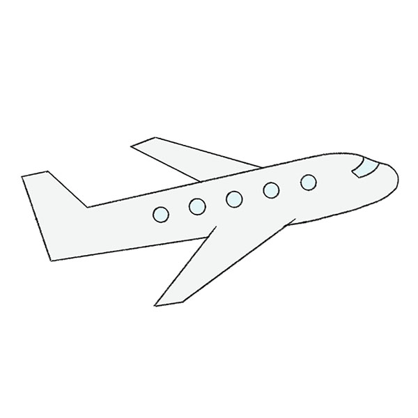 airplane drawings for kids