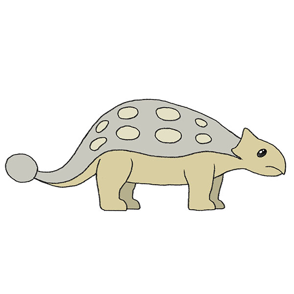 How to Draw an Ankylosaurus