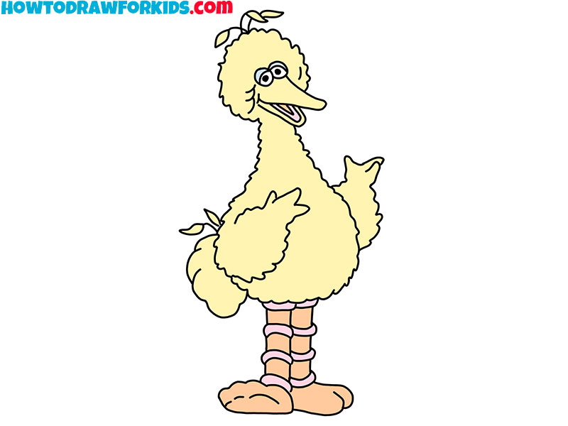 how to draw big bird featured image