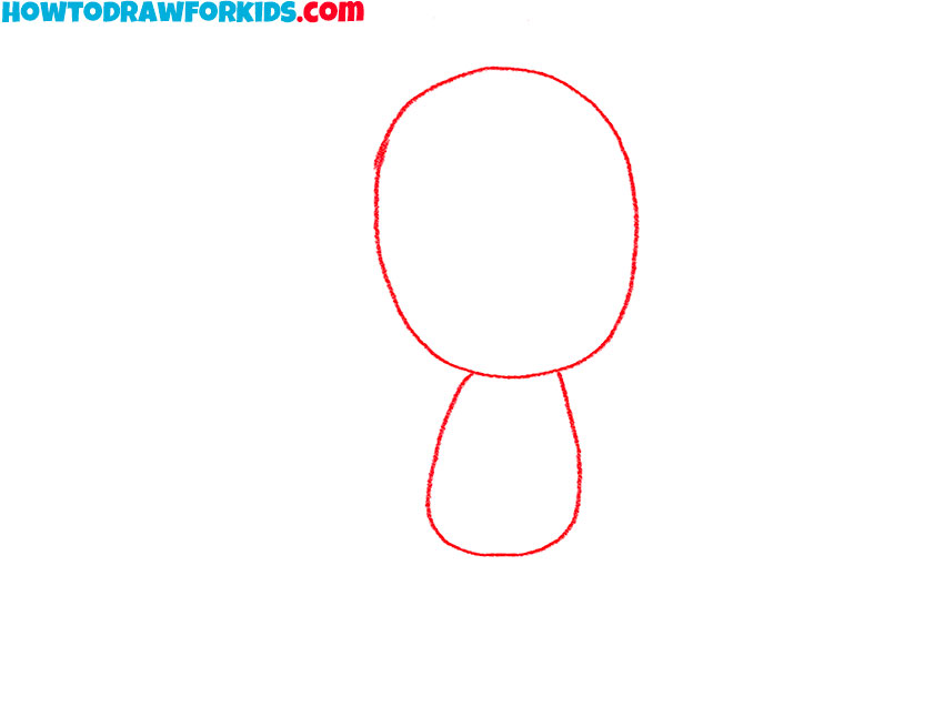 how to draw a standing person easy