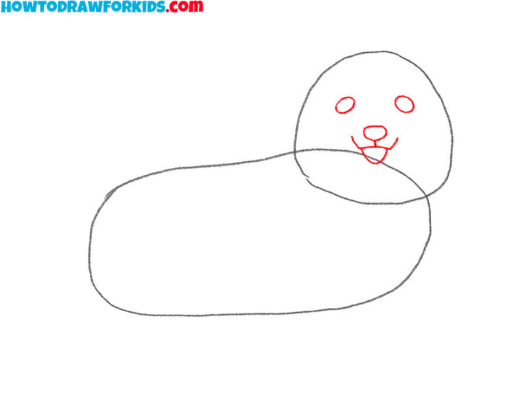 How to Draw a Border Collie Easy Drawing Tutorial For Kids