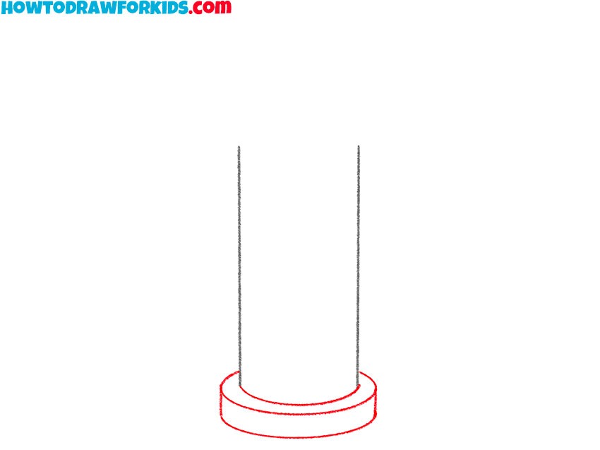 how to draw a simple fire hydrant