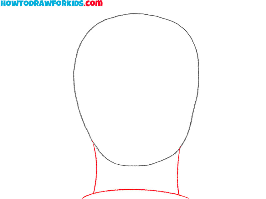 how to draw hair from the back easy