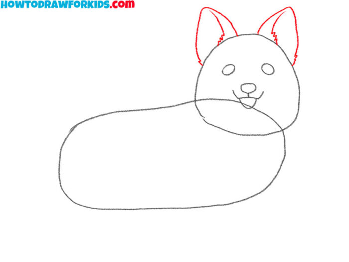 How to Draw a Border Collie Easy Drawing Tutorial For Kids