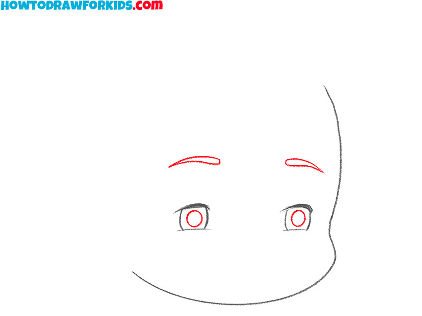 how to draw a chibi face for kindergarten