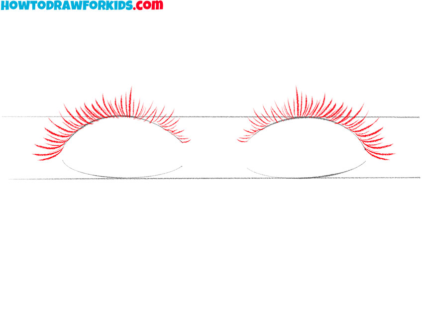 how to draw eyelashes realistic