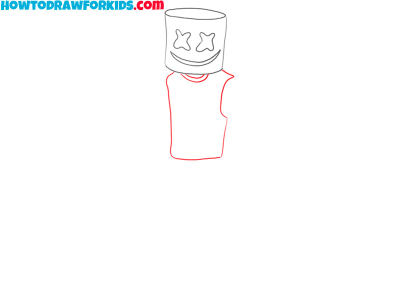 how to draw marshmallow from fortnite cartoon