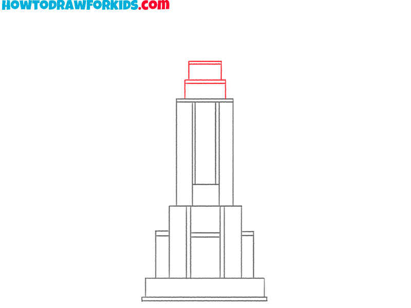 empire state building drawing for beginners