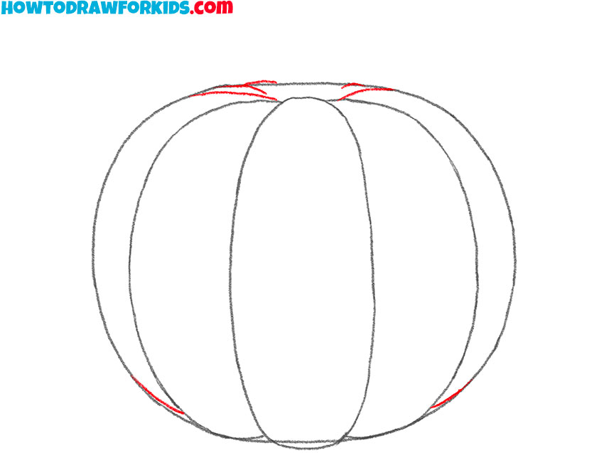how to draw a cute and easy pumpkin