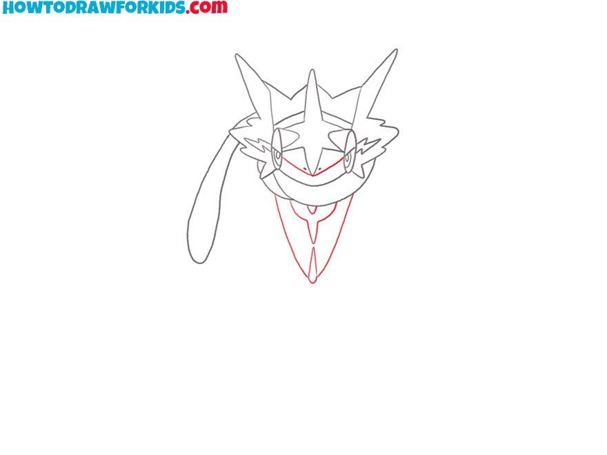 how to draw ash greninja for beginners