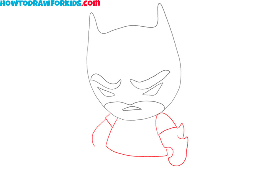 How to Draw Cartoon Batman - Easy Drawing Tutorial For Kids