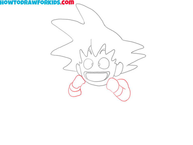 How to Draw Kid Goku - Easy Drawing Tutorial For Kids