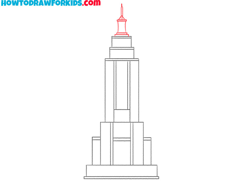 empire state building drawing for kindergarten