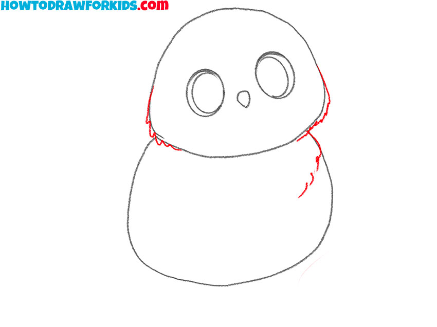 how to draw an owl cute