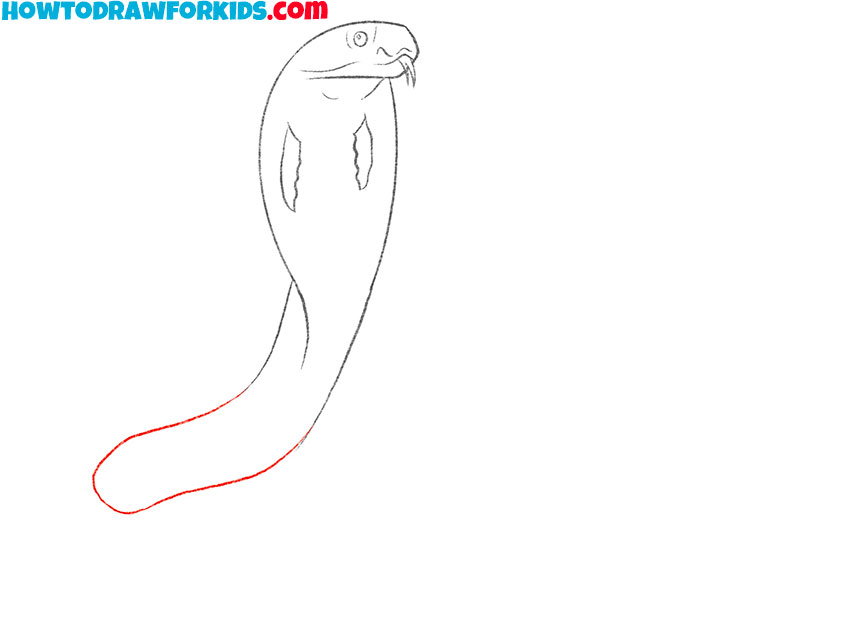 how to draw realistic snake with pencil