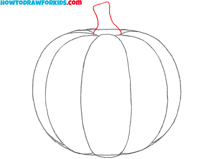 simple pumpkin drawing lesson