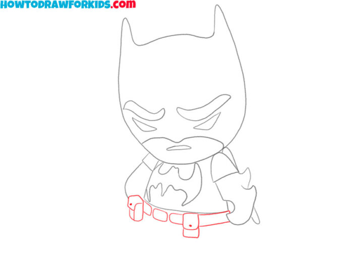 How to Draw Cartoon Batman - Easy Drawing Tutorial For Kids