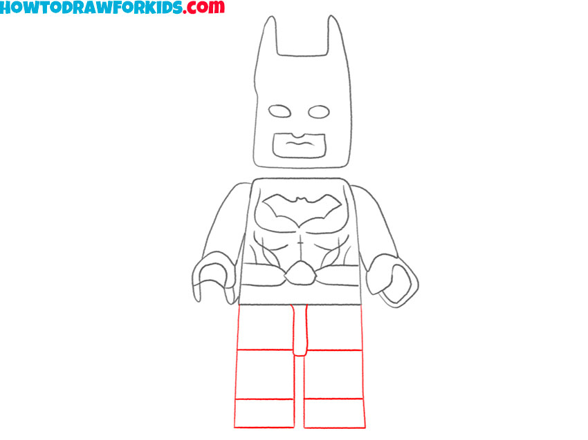lego batman drawing tutorial