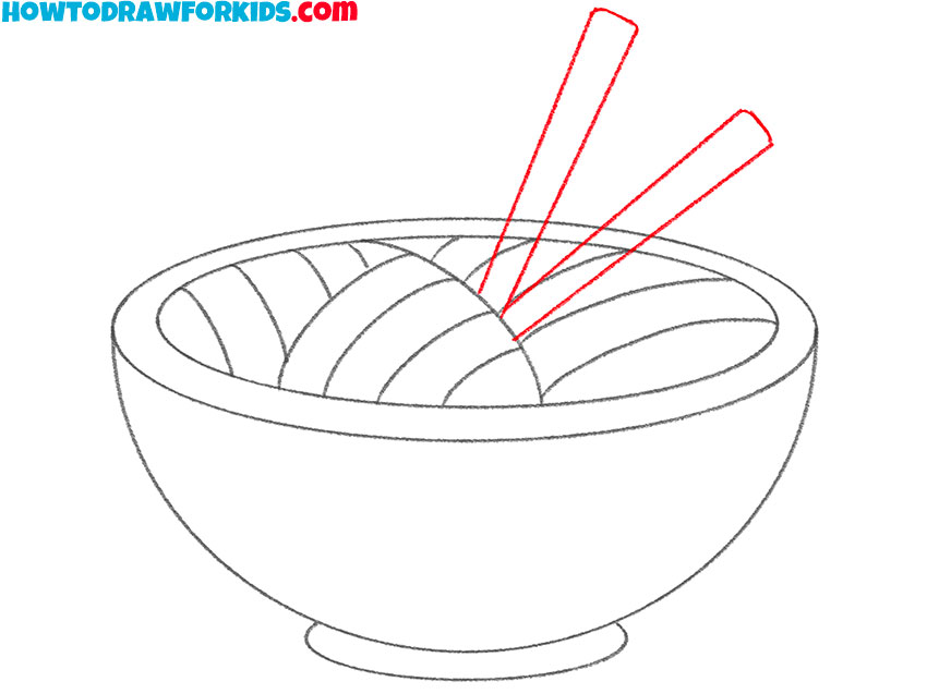 noodles drawing tutorial