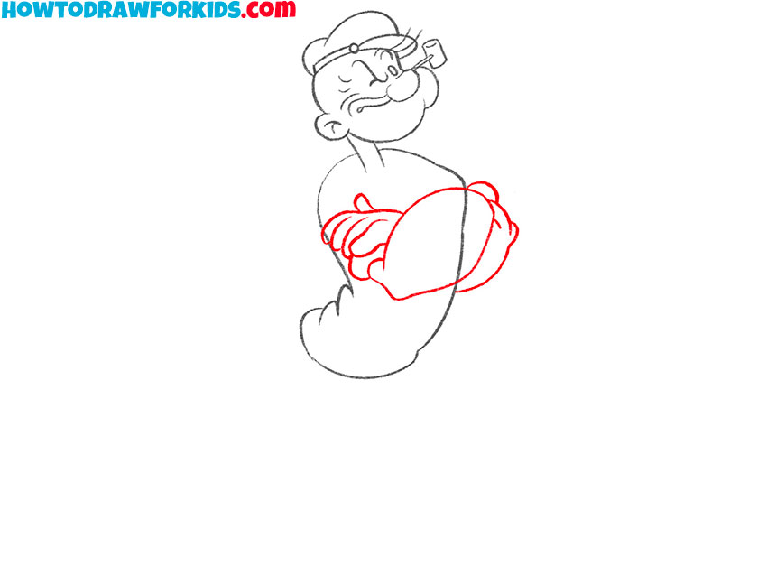 popeye drawing lesson