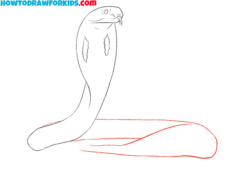 realistic snake drawing lesson