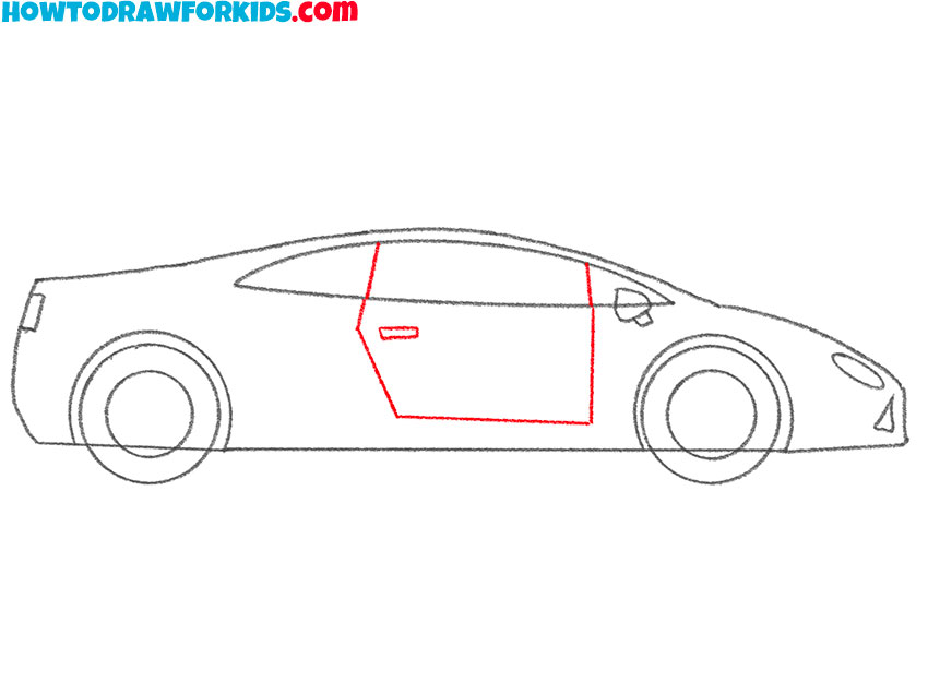 super car drawing lesson