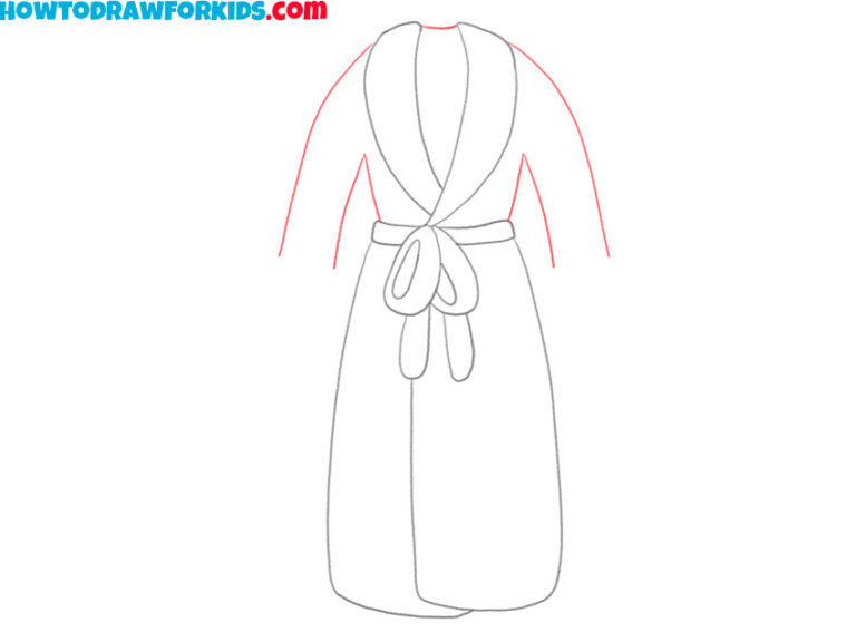 How to Draw a Bathrobe Easy Drawing Tutorial For Kids