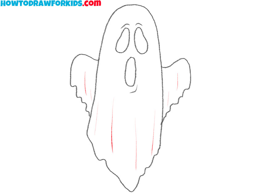 easy ghost drawing tutorial