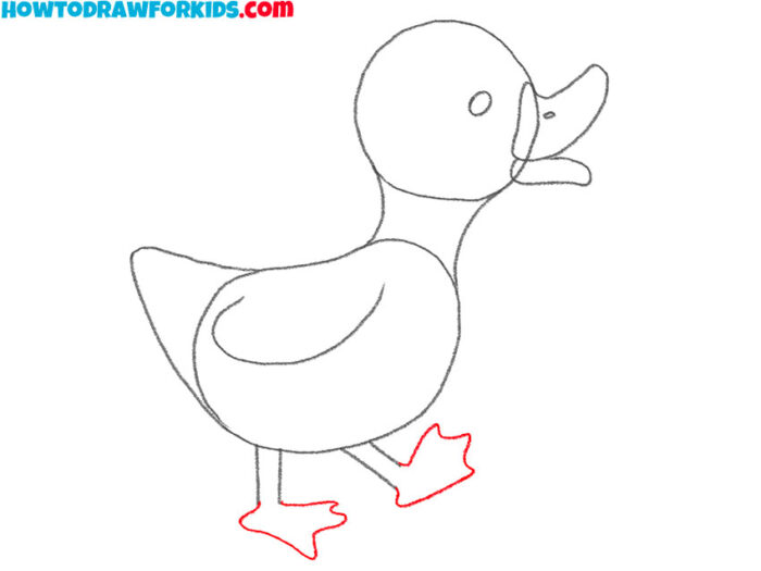 How to Draw a Cartoon Duck - Easy Drawing Tutorial For Kids