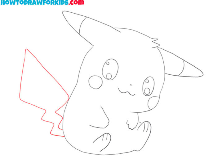 How to Draw Cute Pikachu - Easy Drawing Tutorial For Kids