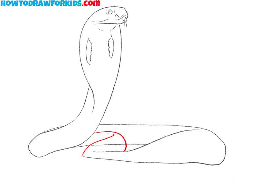realistic snake drawing tutorial
