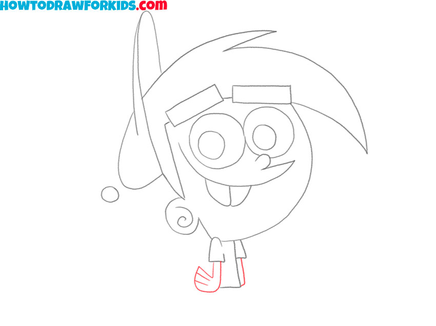 simple timmy turner drawing