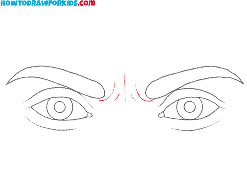 angry eyes drawing tutorial