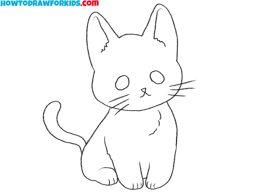 how to draw a cute baby animal for beginners