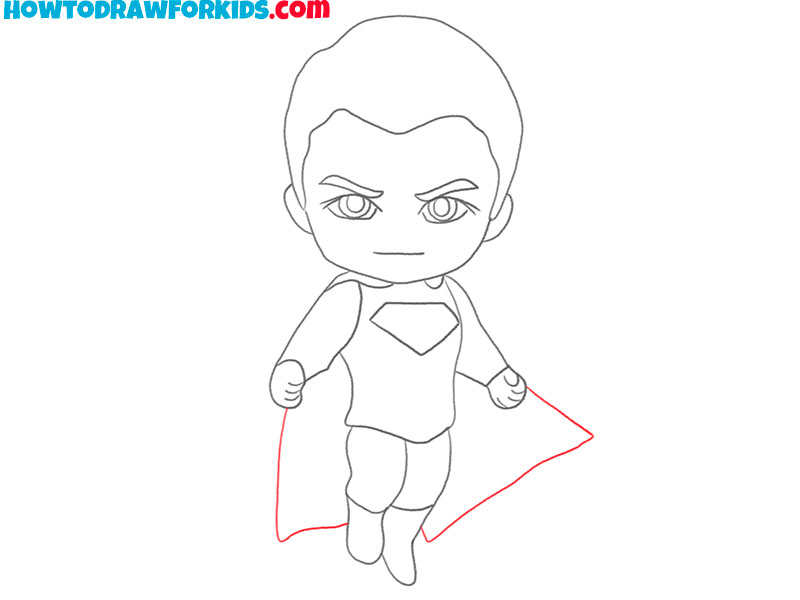 how to draw superman chibi