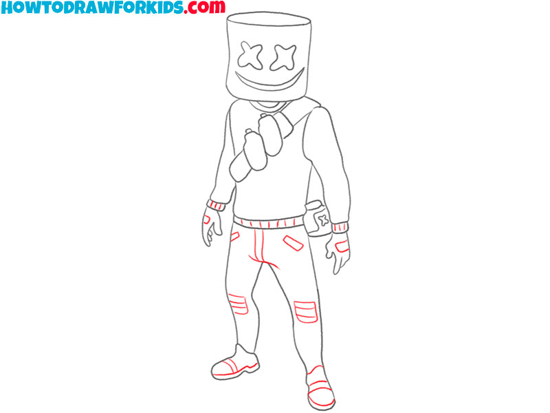 marshmallow from fortnite drawing tutorial