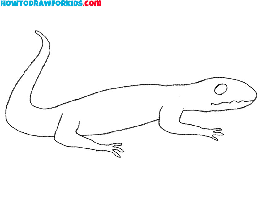 reptile drawing tutorial